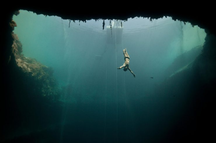 Deans Blue Hole- Diver