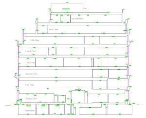 A detailed Measured Building Survey completed by Macleod Simmonds