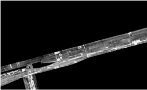 Scan data from the Stream EM, processed by Macleod Simmonds' specialist GPRCAD software